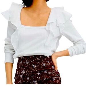 White Veronica Beard Gidea Top